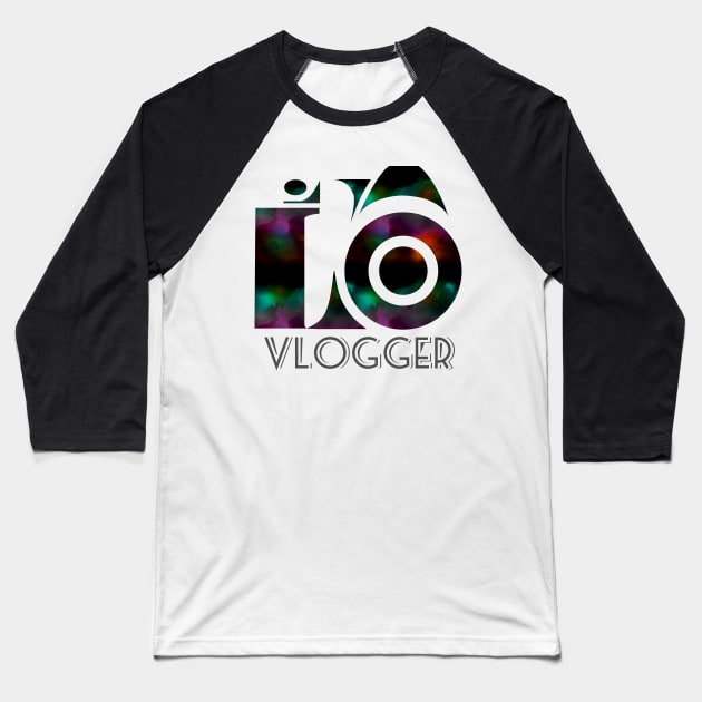 Vlogger Baseball T-Shirt by RF design